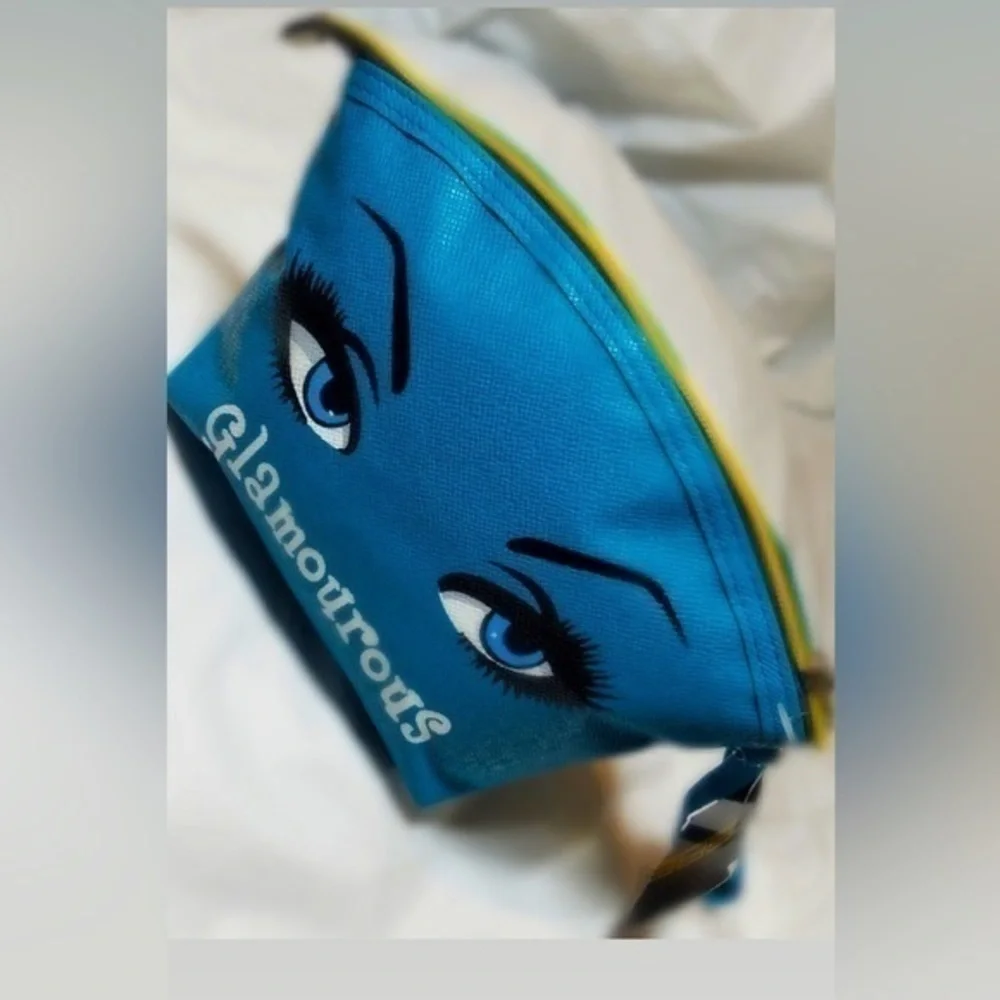 Glamorous Bashful Eyes Cosmetic Wristlet